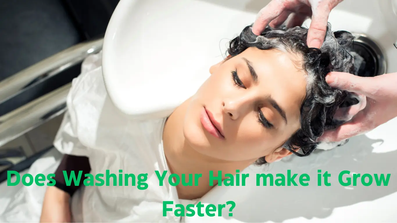 does washing your hair make it grow faster