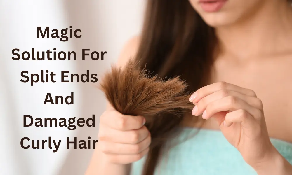 Fix Damaged Curly Hair: Magic Solution for Split Ends