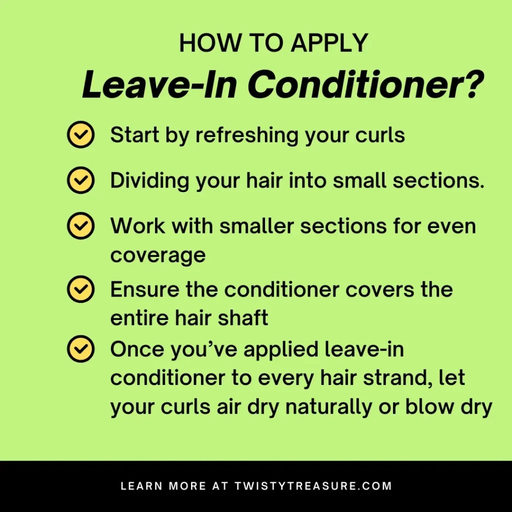 How to Apply Leave-in Conditioner