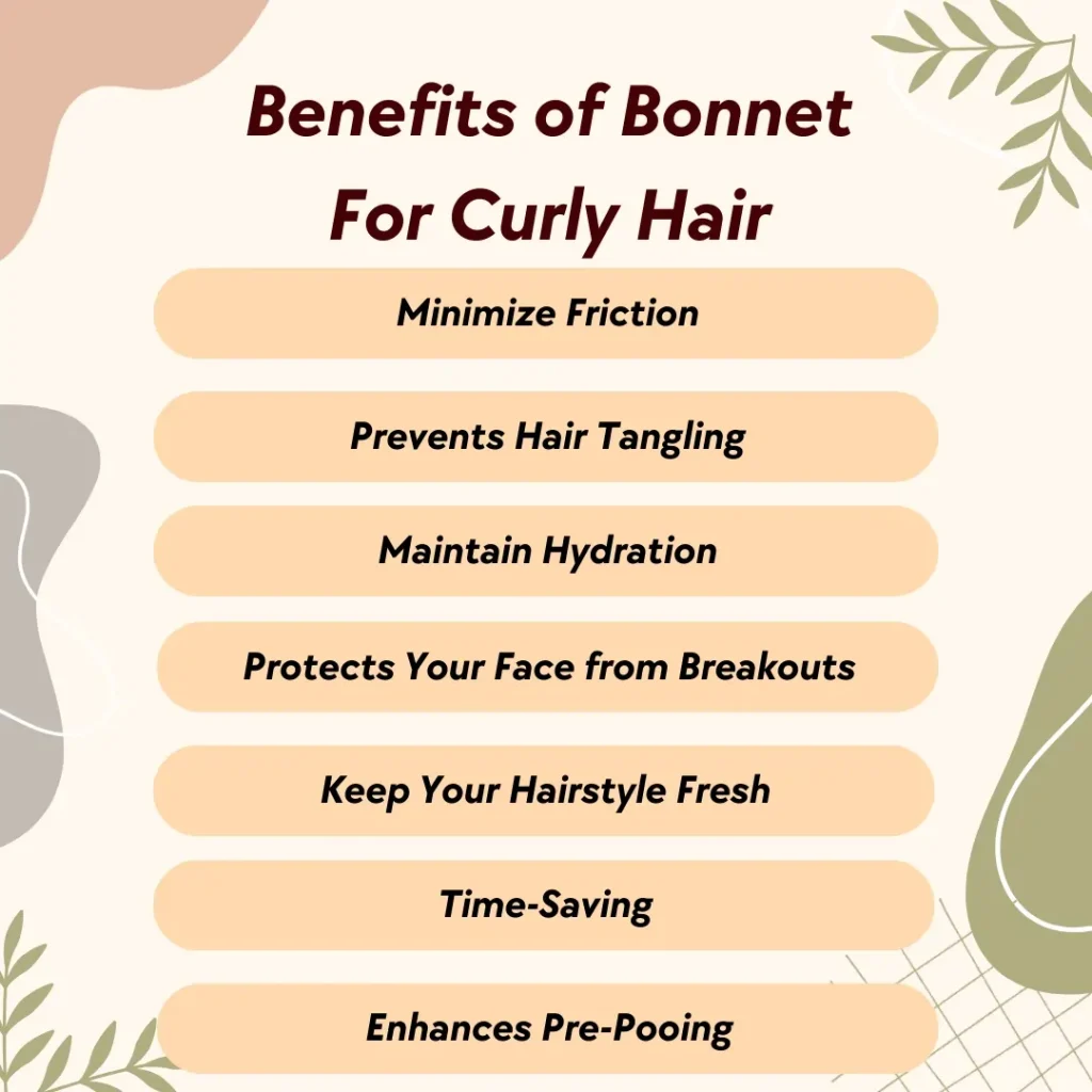 benefit of bonnet for curly hair