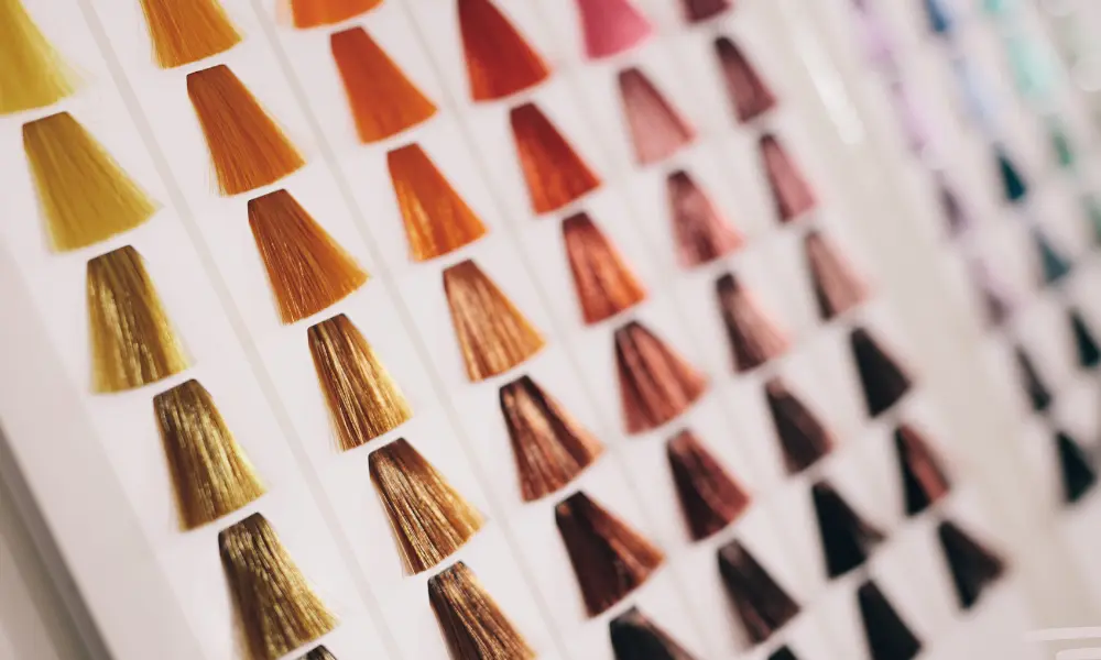 HAIR COLORING CHART