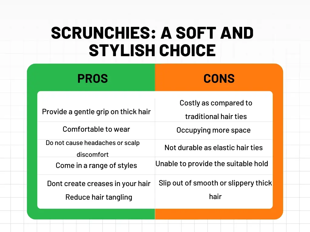 scrunchies pros and cons