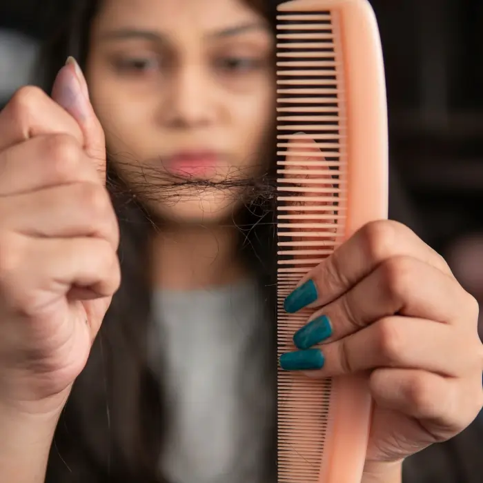 hair fall during combing