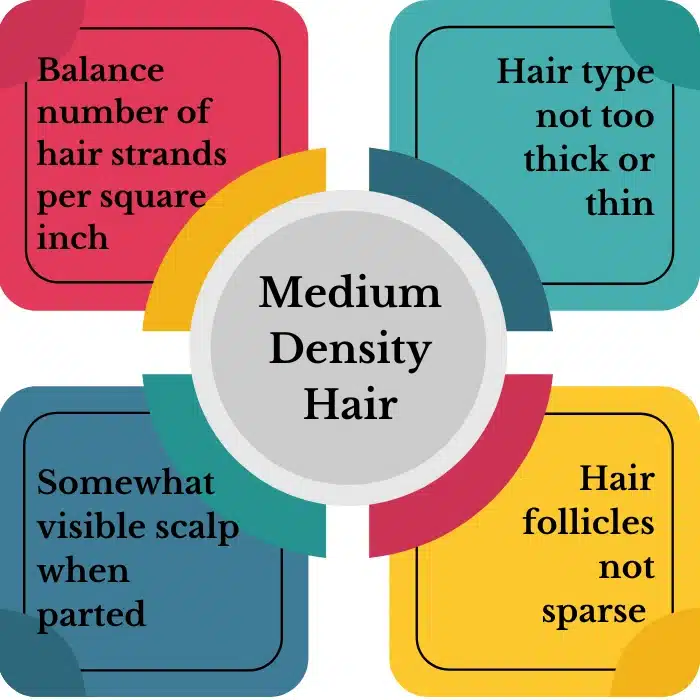 medium density hair